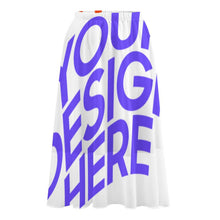 Lade das Bild in den Galerie-Viewer, Multi-Image-Druck Damen / Frauen Sommerrock doppellagiges Chiffon-Rock NZ062 mit Fotos Muster Text Logo selbst gestalten und bedrucken