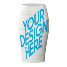 Lade das Bild in den Galerie-Viewer, Lässiger Casual Bodycon Bleistiftrock Hüftrock selbst gestalten und bedrucken