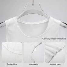 Lade das Bild in den Galerie-Viewer, Multi-Image-Druck Damen / Frauen Tanktop Crewneck mit schönen Ausschnitt-Details YB mit Fotos Muster Text Logo selbst gestalten und bedrucken