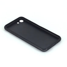 Lade das Bild in den Galerie-Viewer, Schwarze TPU-Glashülle Handyhülle für iPhone 7 / 8 mit Foto selbst gestalten und bedrucken