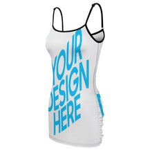 Lade das Bild in den Galerie-Viewer, Sexy NZ007 Sommerkleid Sling Kleid Hüftkleid Damen / Frauen selbst gestalten und bedrucken