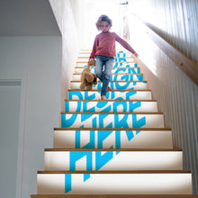Lade das Bild in den Galerie-Viewer, Treppen Aufkleber Selbstklebend Stufenaufkleber selbst gestalten und bedrucken