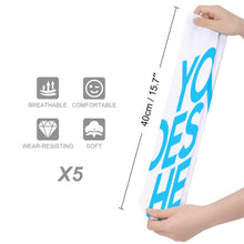 Lade das Bild in den Galerie-Viewer, Atmungsaktive Strümpfe Socken Kompressionsstrümpfe lang - 5 Paar des gleichen Designes - mit Fotos Muster Text Logo selbst gestalten und bedrucken