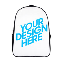 Lade das Bild in den Galerie-Viewer, 16 Zoll Doppelfach Schulrucksack Rucksack Uni selbst gestalten und bedrucken