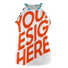 Lade das Bild in den Galerie-Viewer, Mehrbilddruck Sommer Tank Top Rund Ausschnitt YK für Damen & Frauen mit Foto Muster Text Logo selbst gestalten und bedrucken