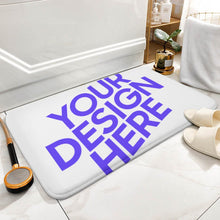 Lade das Bild in den Galerie-Viewer, Teppich Rutschfeste Badezimmer Bodenmatte (Dicke Version) mit Foto Design Motiv Text selbst gestalten und bedrucken