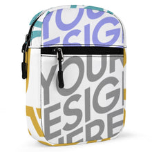 Lade das Bild in den Galerie-Viewer, Multi-Image-Druck Damen & Herren All Over-Druck Mini Umhängetasche Schultertasche Klein Q026 mit Fotos Muster Text Logo selbst gestalten und bedrucken