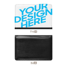 Lade das Bild in den Galerie-Viewer, PU Leder Reisepass Schutzhülle mit Fotos Muster Text Logo selbst gestalten und bedrucken