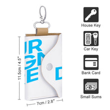 Lade das Bild in den Galerie-Viewer, Leder Schlüsseletui Schlüsseltasche selbst gestalten und bedrucken