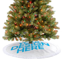 Lade das Bild in den Galerie-Viewer, Weihnachtsbaumrock Weihnachtsbaumdecke mit Fransenspitze selbst gestalten und bedrucken
