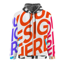 Lade das Bild in den Galerie-Viewer, Multi-Image-Design Herren / Männer Jacke Winter Cordjacke Outdoorjacke Collegejacke WZIP mit Foto Design Motiv Text selbst gestalten und bedrucken