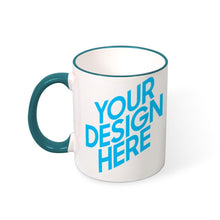 Lade das Bild in den Galerie-Viewer, Sonderangebot Farbbecher mit Mund und Griff aus Keramik selbst gestalten und bedrucken