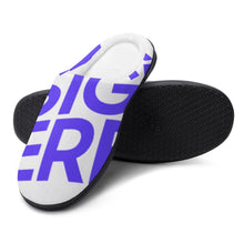 Lade das Bild in den Galerie-Viewer, Vollformatdruck Hausschuhe Pantoffeln aus Baumwolle für Damen / Frauen mit Foto selbst gestalten und bedrucken