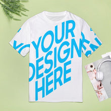 Lade das Bild in den Galerie-Viewer, Kurzarm T-Shirt Volldruck-T-Shirts TSHIRT Rundhalsshirt NT für Damen Frauen mit Foto Muster Text selbst gestalten und bedrucken