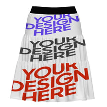 Lade das Bild in den Galerie-Viewer, Multi-Image-Design Rock Lang A-Linien-Rock Maxirock SJBSQ mit Foto Design Motiv Text selbst gestalten und bedrucken