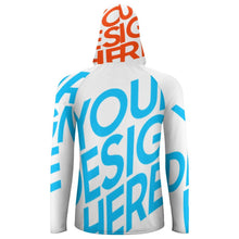 Lade das Bild in den Galerie-Viewer, Sonnenschutz Kapuzenpullover Langarmshirt Funktionsshirt NZ145 Herren / Männer mit Foto / Text selbst gestalten und bedrucken