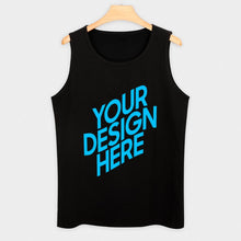 Lade das Bild in den Galerie-Viewer, Einseitiger Frontdruck Herren Tank-Top Muscle Shirt mit Fotos Muster Text Logo selbst gestalten und bedrucken