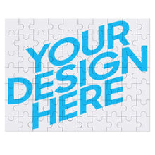 Lade das Bild in den Galerie-Viewer, Foto Puzzle Holz Spielzeug mit flachem Box - horizontale Version - selbst gestalten und bedrucken