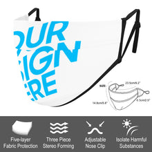 Lade das Bild in den Galerie-Viewer, Atmungsaktive Maske KZ08 Gesichtsmaske Ohne Filter selbst gestalten und bedrucken