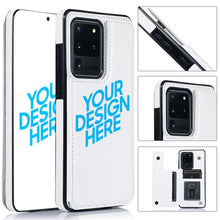Lade das Bild in den Galerie-Viewer, TPU Leder Flip Handyhülle Samsung S20 Ultra mit Foto selbst gestalten und bedrucken