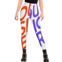 Lade das Bild in den Galerie-Viewer, Multi-Image-Druck Damen / Frauen Sport Fitness Yoga Jogginghose Leggings NZ205 mit Fotos Muster Text Logo selbst gestalten und bedrucken
