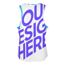 Lade das Bild in den Galerie-Viewer, Multi-Image-Druck Damen Sport Tank Top SDS010 mit Fotos Muster Text Logo selbst gestalten und bedrucken