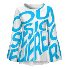 Lade das Bild in den Galerie-Viewer, Langarmbluse Druckbluse Schlupfbluse PL für Damen Frauen mit Foto Muster Text selbst gestalten und bedrucken