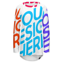 Lade das Bild in den Galerie-Viewer, Multi-Image-Druck Damen / Frauen Raglan Shirt Langarmshirt BL mit Fotos Muster Text Logo selbst gestalten und bedrucken