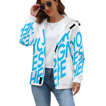 Lade das Bild in den Galerie-Viewer, Winterjacke Mit-klettverschluss Jacken A681 für Damen Frauen selbst gestalten und bedrucken