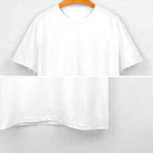 Lade das Bild in den Galerie-Viewer, Einzelbilddruck Allover Print Rundhalsshirt Damen / Frauen 100% Baumwolle Kurzarmshirt Tshirt ay001 mit Fotos Muster Text Logo selbst gestalten und bedrucken