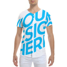 Lade das Bild in den Galerie-Viewer, Große Größen Einzelbilddruck Herren / Männer TSHIRT Baseball Kurzarmshirt Kurzarmhemd AJT mit Fotos Muster Text Logo selbst gestalten und bedrucken