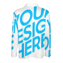 Lade das Bild in den Galerie-Viewer, Einzelbilddruck Sport Langarm Polo Shirt Hemd Langarmhemd Businesshemd SDS008 Herren / Männer mit Fotos Muster Text Logo selbst gestalten und bedrucken