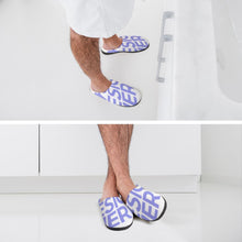 Lade das Bild in den Galerie-Viewer, Hausschuhe Pantoffeln aus Baumwolle für Herren mit Vollformatdruck mit Foto selbst gestalten und bedrucken