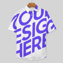 Lade das Bild in den Galerie-Viewer, Einzelbild-Design Herren Kurzarm Hemd B339 mit Ihrem Design Motiv Foto Text selbst gestalten und bedrucken