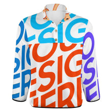 Lade das Bild in den Galerie-Viewer, Multi-Image-Druck Herren / Männer Hoodie Kapuzenpullover Kapuzensweatshirt BAL mit Stehkragen mit Fotos Muster Text Logo selbst gestalten und bedrucken