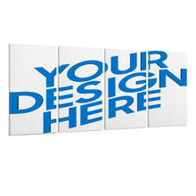 Lade das Bild in den Galerie-Viewer, Ganzes Bild Vertikale Version 2:3 hängende Poster 4 Panel / Wandbilder 4-teilig / Leinwand Malerei mit Foto selbst gestalten und bedrucken