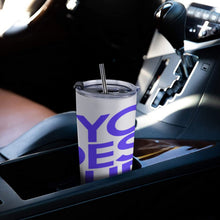 Lade das Bild in den Galerie-Viewer, Auto Becher Kaffeebecher mit Deckel und Strohhalm aus Edelstahl 304 mit Foto Design Motiv Text selbst gestalten und bedrucken