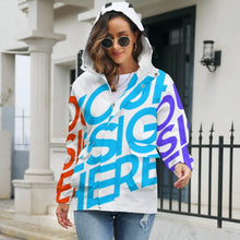 Lade das Bild in den Galerie-Viewer, Multi-Image-Druck Digitalerdruck Damen / Frauen Kurzjacke Frühling Sommer A537 mit Fotos Muster Text Logo selbst gestalten und bedrucken