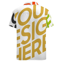 Lade das Bild in den Galerie-Viewer, Große Größen Multi-Image-Druck Voll Druck Herren / Männer Kurzarmhemd T-Shirt TSHIRT NS mit Fotos Muster Text Logo selbst gestalten und bedrucken