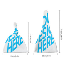 Lade das Bild in den Galerie-Viewer, Baby Zipfelmütze Babymütze 2 Stück/Packung mit Fotos Muster Text Logo selbst gestalten und bedrucken