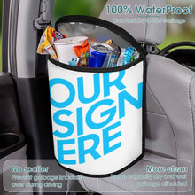 Lade das Bild in den Galerie-Viewer, Auto Kosmetikeimer Mülleimer mit Fotos Muster Text Logo selbst gestalten und bedrucken