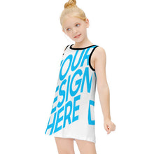 Lade das Bild in den Galerie-Viewer, Mädchen Sommer Kleid Kinder Kleid ohne Ärmel ET018 mit Foto Text selbst gestalten und bedrucken