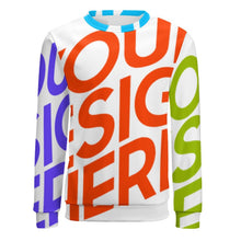 Lade das Bild in den Galerie-Viewer, Multi-Image-Druck Männer / Herren Voll Print Sweatshirt Pullover mit Rundhalsausschnitt & Raglan-Ärmeln mit Fotos Muster Text Logo selbst gestalten und bedrucken