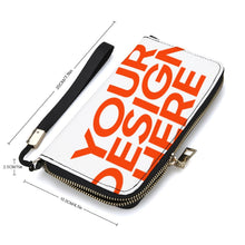 Lade das Bild in den Galerie-Viewer, Horizontale Version Lange Brieftasche Geldbeutel Geldbörse 20*10,5cm mit Druck unterschiedliche Bilder auf beiden Seiten selbst gestalten und bedrucken