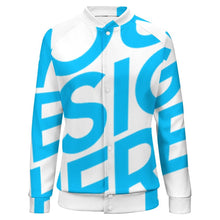 Lade das Bild in den Galerie-Viewer, Baseball Uniform Mantel Baseball Jacke für Damen / Frauen mit vollem Druck mit Foto Text selbst gestalten und bedrucken