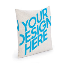 Lade das Bild in den Galerie-Viewer, Bequemer Kissenbezug Kuschelkissen Kissenhülle aus Baumwolle und Leinen beidseitiger Druck selbst gestalten und bedrucken