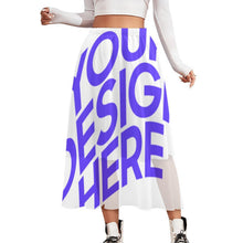 Lade das Bild in den Galerie-Viewer, Multi-Image-Druck Damen / Frauen Sommerrock doppellagiges Chiffon-Rock NZ062 mit Fotos Muster Text Logo selbst gestalten und bedrucken