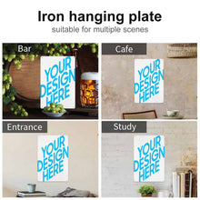 Lade das Bild in den Galerie-Viewer, Eisenblech Bild (verdickt) mit Fotos Muster Text Logo selbst gestalten und bedrucken