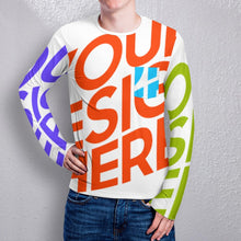 Lade das Bild in den Galerie-Viewer, Mehrbilddruck Longsleeve Shirt langarm mit Brusttasche ELREV2 für Herren / Männer mit Foto Muster Text Logo selbst gestalten und bedrucken
