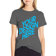 Lade das Bild in den Galerie-Viewer, Kurzarm T-Shirt TSHIRT für Frauen Doppelseitiger Druck selbst gestalten und bedrucken